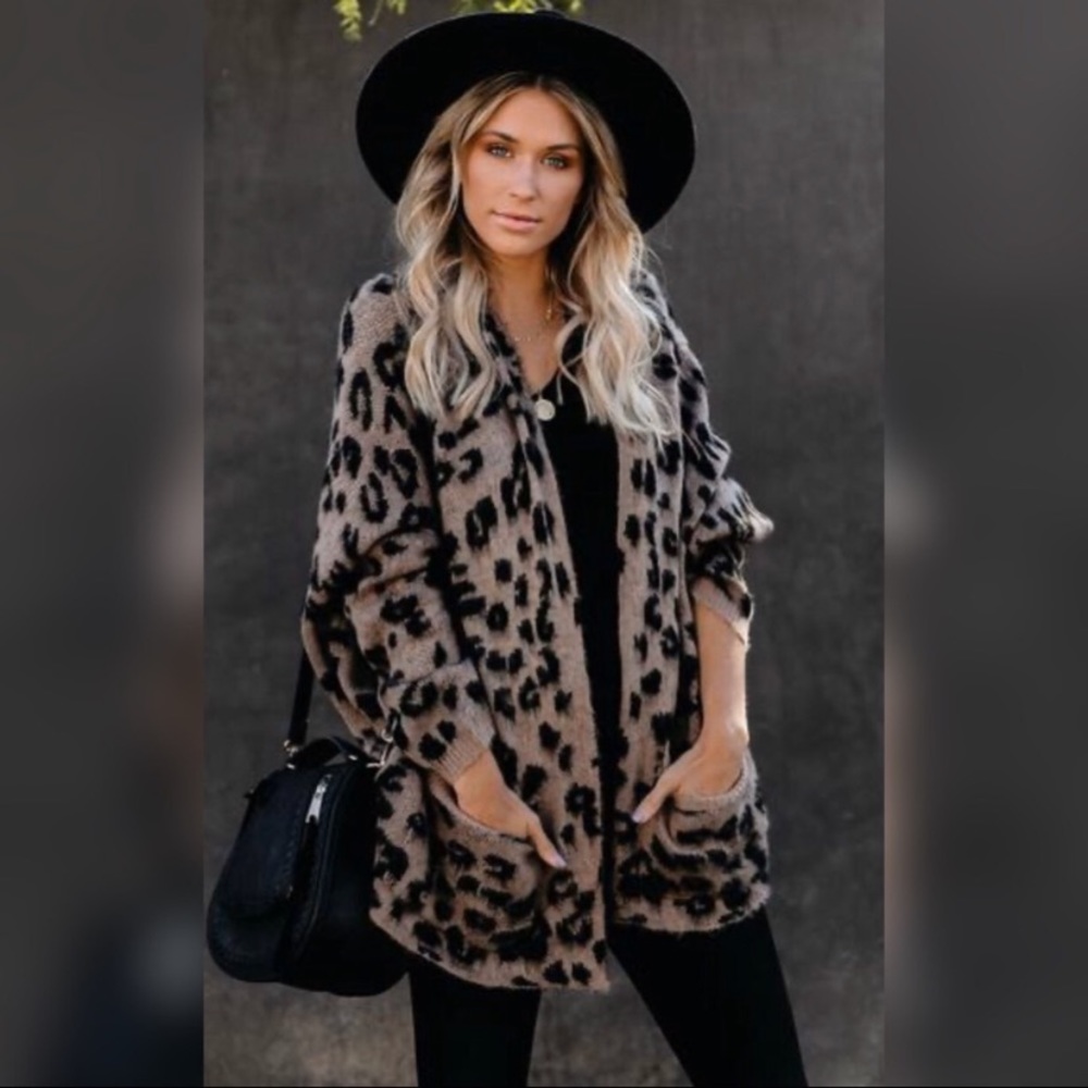 Vici Collection Kitty Cat Pocketed Cardigan